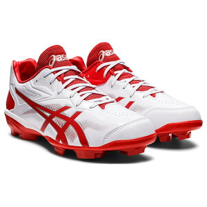 �A�V�b�N�X (ASICS) STAR SHINE 3 �싅 �|�C���g�X�p�C�N WHITE/RED 1123A033.101