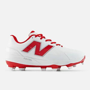 �j���[�o�����X (New Balance) FuelCell 1000 PU Molded V1 �싅 �|�C���g�X�p�C�N �����Y WHITE/RED M10009AX2E