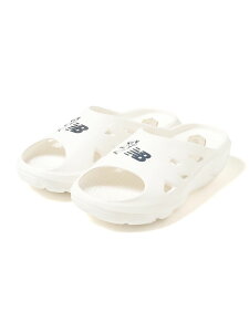 �y�G���g���[�Ń|�C���g10�{ 6/4 20���`�z �j���[�o�����X (New Balance) Fresh Foam RCVRY Slide v1 �싅 �g���[�j���O�V���[�Y WHITE RCVRYSS1D