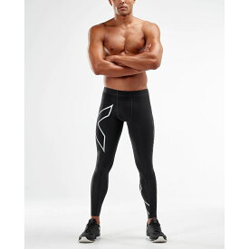 ツータイムズユー (2XU) PWXコアコンプタイツ ランニング メンズサポートギア メンズ BLK/SIL MA3849B