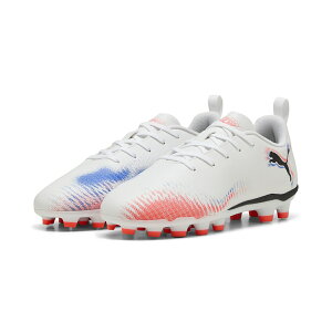 �v�[�} (PUMA) �t���[�`���[ 8 �v���C HG/AG + MID JR �T�b�J�[ �W���j�A�X�p�C�N �W���j�A PUMA WHITE-PUMA BLACK-GLOWIN 10862401