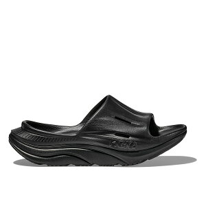 �z�J �I�l�I�l (HOKA ONEONE) U ORA RECOVERY SLIDE 3 �V���[�Y �����Y�T���_�� �E�H�[�^�[�V���[�Y BLACK / BLACK 1135061-BBLC