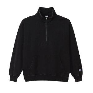 �y�v�G���g���[��P10�{ 6/11 1:59�܂Łz �`�����s�I�� (Champion) HALF ZIP SWEATSHIRT �����Y�X�|�[�c�E�F�A �����V���c �����Y �u���b�N C3-D014 090