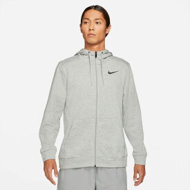 ナイキ (NIKE) ナイキ DRIーFIT フリース フルジップ L/S フーディ メンズスポーツウェア スウェットジップアップ メンズ DK GREY HEATHER/BLACK CZ6377-063