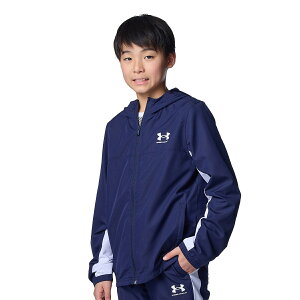�A���_�[�A�[�}�[ (UNDER ARMOUR) UA Rival Woven Jacket �W���j�A�X�|�[�c�E�F�A �E�C���h�W���P�b�g �{�[�C�Y Black / White / White 1390154 001