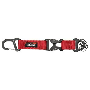 �i���K (NANGA) CARABINER KEY HOLDER �G�� FREE RED NA2443-1Z104