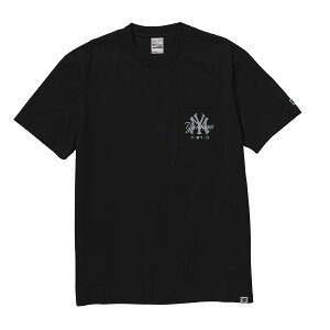 �y�v�G���g���[��P10�{ 6/11 1:59�܂Łz �t�@�i�e�B�N�X (FANATICS) MLB OVERLAPPING LOGO POCKET S/S TEE �싅 ����T�V���c BLACK ML0126SS0006_NYY