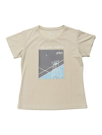 プリンス (PRINCE) 25S Tシャツ ラケットスポーツ レディースTシャツ レディース BEI WS5910M