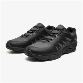 ミズノ (MIZUNO) WAVE GAZELLE3 GTX アウトドアウォーキング シューズ ダークグレー×ブラック B1GA250105