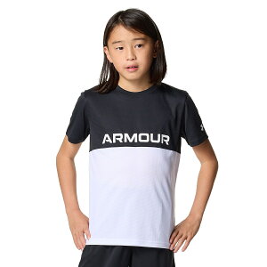 �A���_�[�A�[�}�[ (UNDER ARMOUR) UA TECH COLOR BLOCK T-SHIRT �� SHORTS SET �W���j�A�X�|�[�c�E�F�A T�V���c �{�[�C�Y Black / White / White 6001343 001