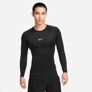 �y�G���g���[�Ń|�C���g10�{ 6/4 20���`�z �i�C�L (NIKE) �i�C�L NP DF L/S �^�C�g �g�b�v �����Y�X�|�[�c�E�F�A �R���v���b�V�������� �����Y BLACK/WHITE FB7920-010