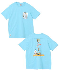 �y�v�G���g���[��P10�{ 6/11 1:59�܂Łz �`�����X (CHUMS) Booby Lost City Trip Pocket T-Shirt �����Y�X�|�[�c�E�F�A �����x�[�V�b�NT�V���c �����Y Lt.Blue CH01-2739-A002