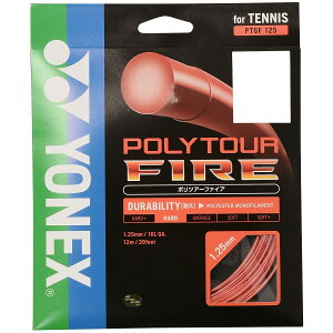 �y�G���g���[�Ń|�C���g10�{ 6/4 20���`�z ���l�b�N�X (YONEX) POLYTOUR FIRE125 �e�j�X �X�g�����O�X ���b�h PTGF125 001