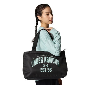 �A���_�[�A�[�}�[ (UNDER ARMOUR) UA STUDIO WORDMARK TOTE BAG �g�[�g�o�b�O ���f�B�[�X ONESIZE Black / / 6012657 001