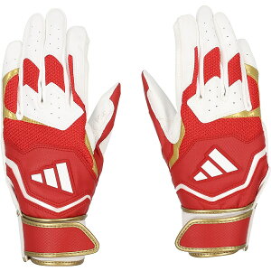 �y�|�C���g�ő�10�{���v�G���g���[��SS����z �A�f�B�_�X (adidas) �o�b�e�B���O�O���u �x�[�V�b�N (BATTING GLOVE BASIC) �싅 ��l�@����p �z���C�g LBG404-1100