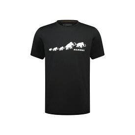 マムート (MAMMUT) QD Logo Print T-Shirt AF Men トレッキング アウトドア 半袖Tシャツ メンズ black PRT3 1017-02012-00255
