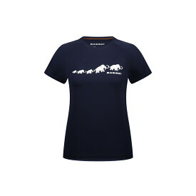 【最大10万P当選★要エントリー★8/20〜8/31】 マムート (MAMMUT) QD Logo Print T-Shirt AF Women トレッキング アウトドア 半袖Tシャツ レディース marine PRT3 1017-02022-50355