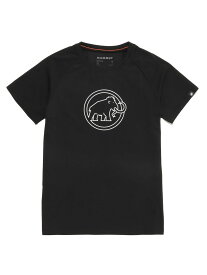 【最大10万P当選★要エントリー★9/20〜9/30】 マムート (MAMMUT) QD Logo Print T-Shirt AF Women トレッキング アウトドア 半袖Tシャツ レディース black PRT4 1017-02022-00413