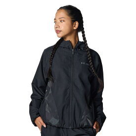 アンダーアーマー (UNDER ARMOUR) UA TRICOT WOVEN PRINT レディーススポーツウェア ウインドアップジャケット レディース Black / / 6010220 001