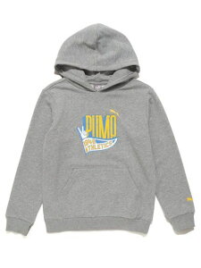 v[} PUMA HOODIE FRENCH TERRY WjAX|[cEFA XEFbg WjA MEDIUM GRAY HEATHER 00056820050304