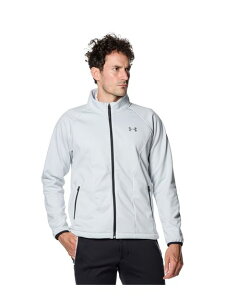 A_[A[}[ UNDER ARMOUR UA WINTER KNIT 3LAYER JACKET St WPbg Y Black / / Metallic Silver 0007138127301