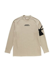 A_[A[}[ UNDER ARMOUR UA WAFFLE LONG SLEEVE MOCK NECK SHIRT St | nClbN EFA Y Black / / Mod Gray 0007138128101
