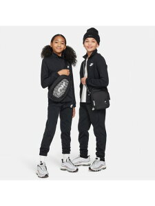 �i�C�L (NIKE) K NSW TRACKSUIT POLY FZ HBR �W���j�A�X�|�[�c�E�F�A �E�H�[���A�b�v�X�[�c �W���j�A BLACK/BLACK/WHITE FD3067-010