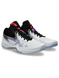 アシックス ASICS V-SWIFT FF MT 4 バレーボール シューズ ミドルカット ハイカット ユニセックス WHITE/PURE SILVER 00041053A06403