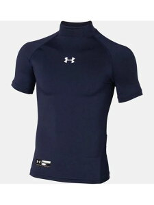A_[A[}[ UNDER ARMOUR UA HEATGEAR ARMOUR COMPRESSION SHORT SLEEVE MOCK 싅 A_[Vc WjA WjA