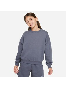 iCL NIKE K NSW ICON FLC CREW LS WjAX|[cEFA t[X WjA LIGHT CARBON/SAIL/ASHEN SLATE 0001FN727406