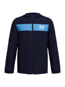 A_[A[}[ UNDER ARMOUR UA SPORTSTYLE WINDBREAKER WjAX|[cEFA EChWPbg WjA Midnight Navy / Viral Blue / White 0007137018304