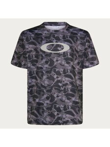 �I�[�N���[ (OAKLEY) ENHANCE QDEVO SS TEE GRAPHIC 4.0 �����Y�X�|�[�c�E�F�A �����@�\T�V���c �����Y BLACK PRINT FOA407574-00G