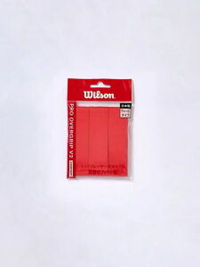 WILSON(EB\)PRO OVERGRIP V2.0 RED 3PK