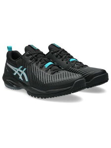 �A�V�b�N�X (ASICS) PRESTIGE NEO OC �����Y�e�j�X�V���[�Y BLACK/PURE SILVER 1043A029.001