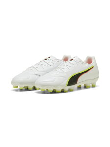 �v�[�} (PUMA) �L���O 20 �}�b�` HG/AG+MID JR �T�b�J�[ �W���j�A�X�p�C�N �{�[�C�Y 01PUMA WHITE-GL 10848901
