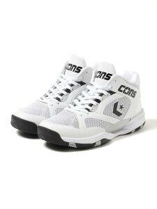 �R���o�[�X (CONVERSE) CONS ACCELERATOR MID(�R���Y�@�A�N�Z�����[�^�[�@MID) �o�X�P�b�g�{�[�� �V���[�Y �����Y WHITE 33500401