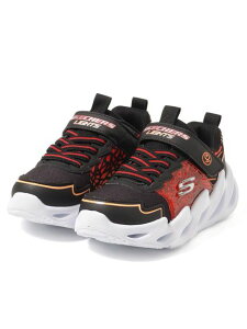 �X�P�b�`���[�Y (SKECHERS) SHARK-BOTS-FRAGMENT BLAST �V���[�Y �W���j�A �L�b�Y �{�[�C�Y BLACK/RED 415044L