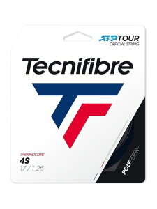 �e�N�j�t�@�C�o�[ (tecnifibre) 4S 1.25 �e�j�X �X�g�����O�X 25 BK TFSG400