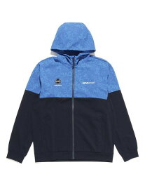 DESCENTE(デサント)S.F.TECH ロゴ総柄 バックロゴ フルジップフーディー