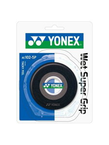 ���l�b�N�X (YONEX) WET S GRIP X5 ���P�b�g�X�|�[�c �O���b�v�e�[�v �u���b�N AC102-5P 007