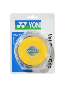 ���l�b�N�X (YONEX) WET S GRIP X5 ���P�b�g�X�|�[�c �O���b�v�e�[�v �C�G���[ AC102-5P 004