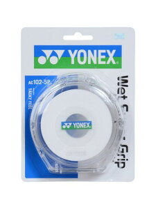 ���l�b�N�X (YONEX) WET S GRIP X5 ���P�b�g�X�|�[�c �O���b�v�e�[�v �z���C�g AC102-5P 011