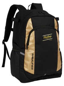 ���[�����O�X (Rawlings) �W���j�A�o�b�N�p�b�N 33L �u���b�N/�S�[���h �싅 �o�b�O �W���j�A 31x47x19CM �u���b�N/�S�[���h EBP15F01-B/GO