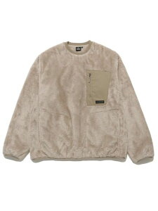 タラスブルバ TARAS BOULBA シャギーフリース クルーネックプルオーバー トレッキング アウトドア フリース メンズ