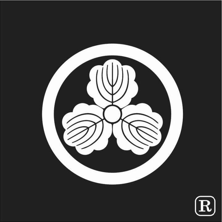 楽天市場 家紋 ステッカー 柏紋 丸に三つ柏 家紋シール カッティング ステッカー 家紋 グッズ 戦国 武将 車 傷隠し 蒔絵シール デカール ステッカーのrstore