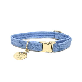 【NICE DIGS ナイスディグス】CORD DOG COLLAR - FORGET ME NOTドッグカラー レザー ハンドメイド ■送料無料■