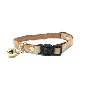 yNICE DIGS iCXfBOXzPOSIE LEATHER CAT COLLAR - SPRING LbgJ[ U[ nhCh lR|X
