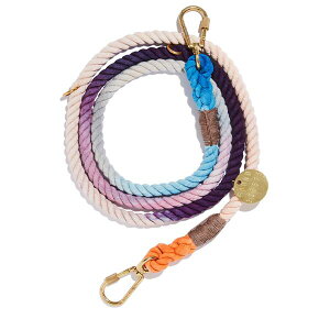 yFOUND MY ANIMAL t@Eh}CAj}zTHE LOIS OMBRE COTTON ROPE DOG LEASH, ADJUSTABLE AWX^u[h/CX@lR|X