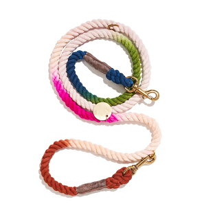 yFOUND MY ANIMAL t@Eh}CAj}zTHE SPRING BOUQUET COTTON ROPE DOG LEASH | ITALIAN SOLID BRONZE BOLT SNAPS, ADJUSTABLE AWX^u[h/XvOu[P@lR|X