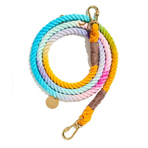 yFOUND MY ANIMAL t@Eh}CAj}zTHE NOELLE COTTON ROPE DOG LEASH, ADJUSTABLE AWX^u[h/mGIu@lR|X